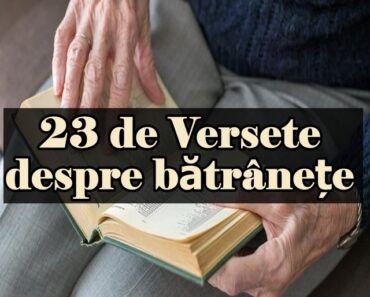 23 de Versete despre bătrânețe