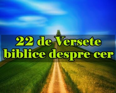 22 de Versete biblice despre cer