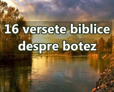 16 versete biblice despre botez