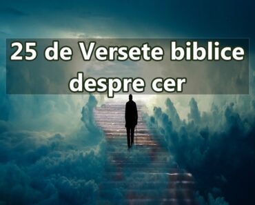 25 de Versete biblice despre cer