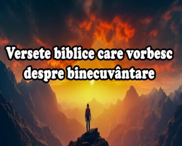 Versete biblice care vorbesc despre binecuvântare