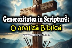 Generozitatea în Scriptură: O analiză Biblică