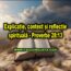 Explicație, context și reflecție spirituală – Proverbe 28:13